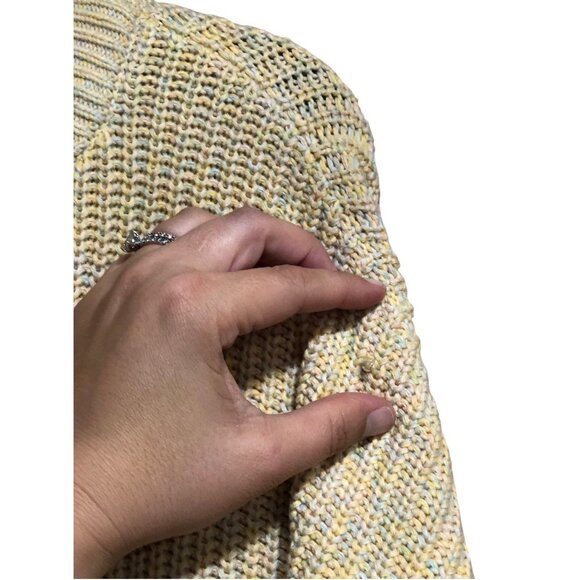 Universal Thread Granny Core CYellow Crewneck Sweater Multi Color Accent Sz XXL - Picture 11 of 15